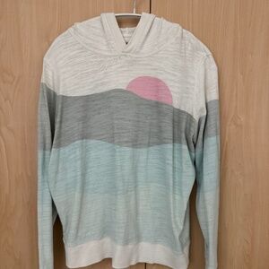 Faherty Sunset Waves Hoodie